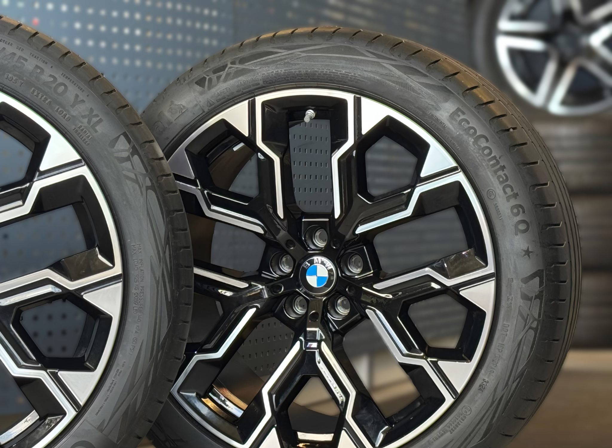 20” OEM BMW X3 (G45) Sportback Wheels and Continental Tyres - Image 2